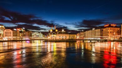 ஜெனீவா சுற்றுச்சூழல், Geneva light pollution, Switzerland wildlife protection, Swiss environmental news, Geneva lakeside lights, Swiss Tamil News, artificial lighting wildlife, dark corridors Geneva, Switzerland nature conservation, Geneva ecology news