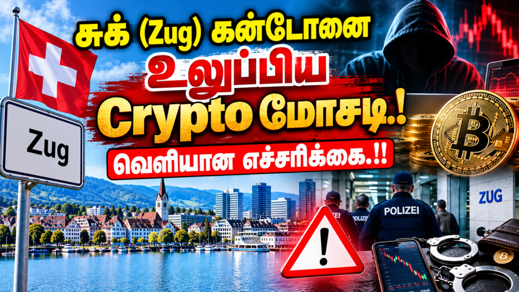 சுக் (Zug) கன்டோனை உலுப்பிய Crypto மோசடி.! வெளியான எச்சரிக்கை.!! 1 Crypto மோசடி