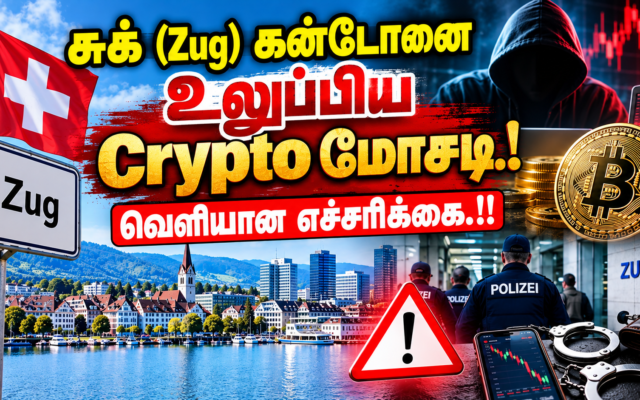 சுக் (Zug) கன்டோனை உலுப்பிய Crypto மோசடி.! வெளியான எச்சரிக்கை.!! 2 Crypto மோசடி