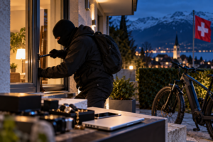 Swiss Twilight Burglary Scene