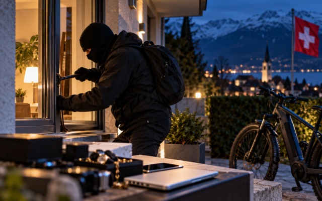 Swiss Twilight Burglary Scene
